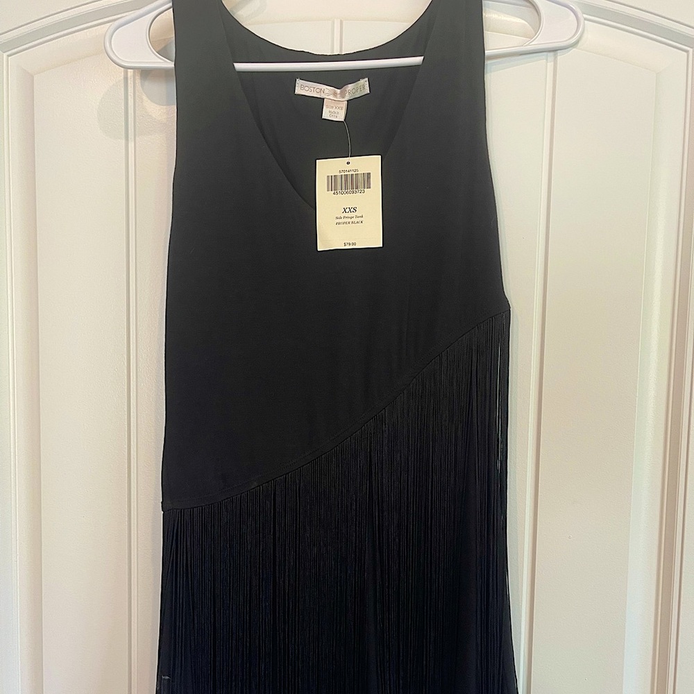 Boston Proper Fringe Top 🖤